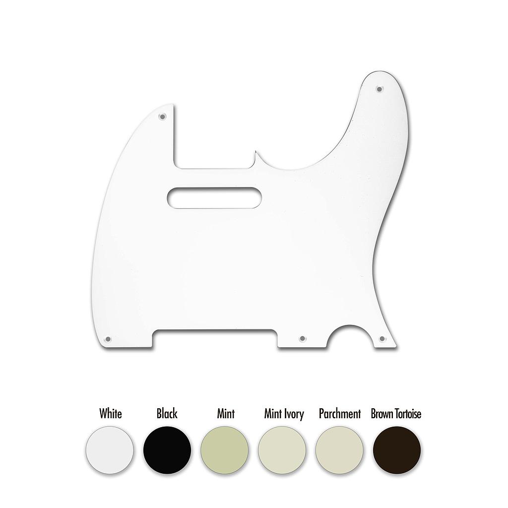 Pickguard XTC / White 1P (5 Holes)